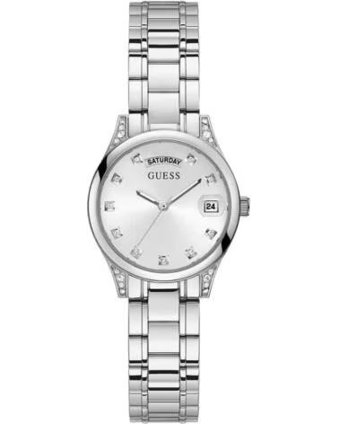 MONTRE GUESS GW0385L1 ACIER INOXYDABLE ARGENTÉ GRIS