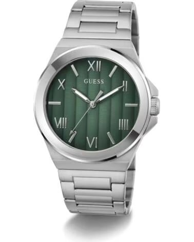 GUESS ARMBANDUHR GW0789G1 SILBER UND GRÜN AUS EDELSTAHL GRIS