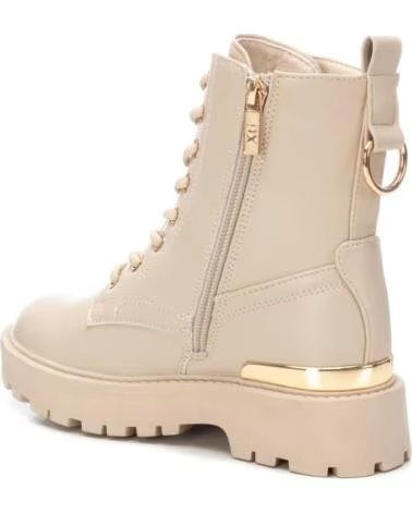 DAMEN STIEFELETTEN XTI 150583 IN BEIGE MIT SCHNÜRUNG