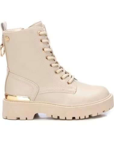 DAMEN STIEFELETTEN XTI 150583 IN BEIGE MIT SCHNÜRUNG