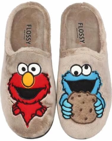 FLOSSY OFFENE HAUSSCHUHE FÜR HERREN SESAMSTRASSE REF 27124 VERDE