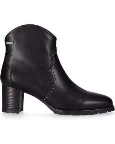 CHIKA10 RE BERBERIS 01 BOTAS DE PELE SALTO MÉDIO NEGRO-BLACK