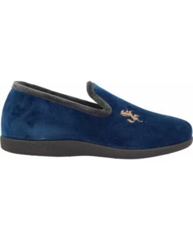 FLOSSY GESCHLOSSENE HAUSSCHUHE FÜR HERREN CLASICA CERRADA REF 27132 BLAU AZUL