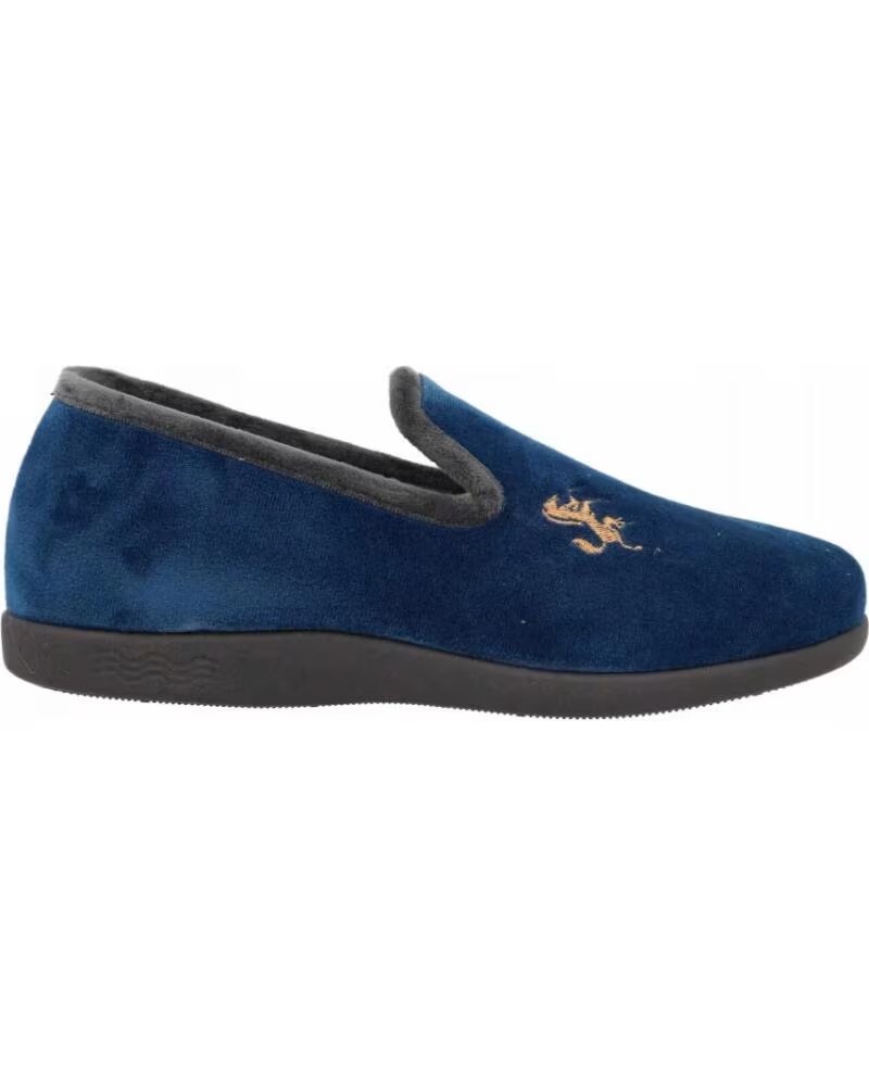 FLOSSY GESCHLOSSENE HAUSSCHUHE FÜR HERREN CLASICA CERRADA REF 27132 BLAU AZUL