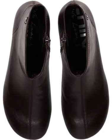 CHIKA10 DUQUESA BOTTINES SIMILI CUIR TALON MOYEN MARRON MARRON-BROWN