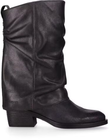 CHIKA10 ARENAL 02 BOTAS DE MUJER DE PIEL GRIS GRIS-GREY