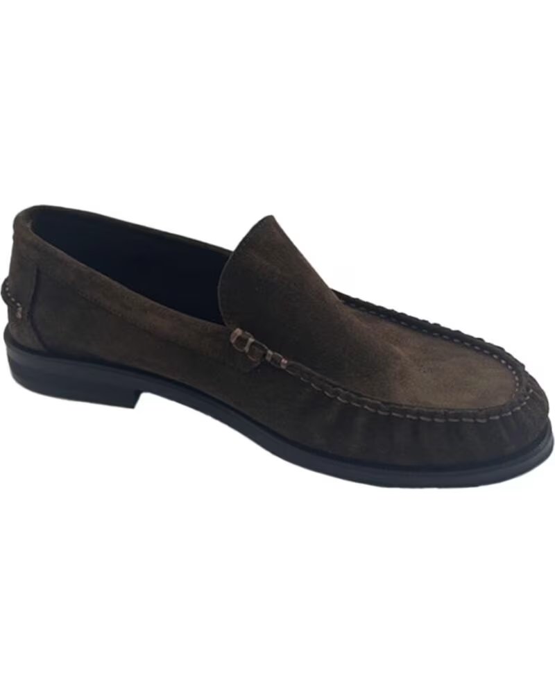 CHIKA10 ST JEY 04 CHAUSSURES EN CROÛTE DE CUIR POUR HOMME MARRON MARRON-BROWN