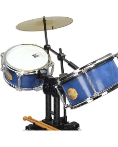 REIG CONJUNTO BATERÍA BLUE DRUMS 631 AZUL CLARO