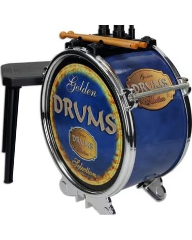 REIG CONJUNTO BATERÍA BLUE DRUMS 631 AZUL CLARO