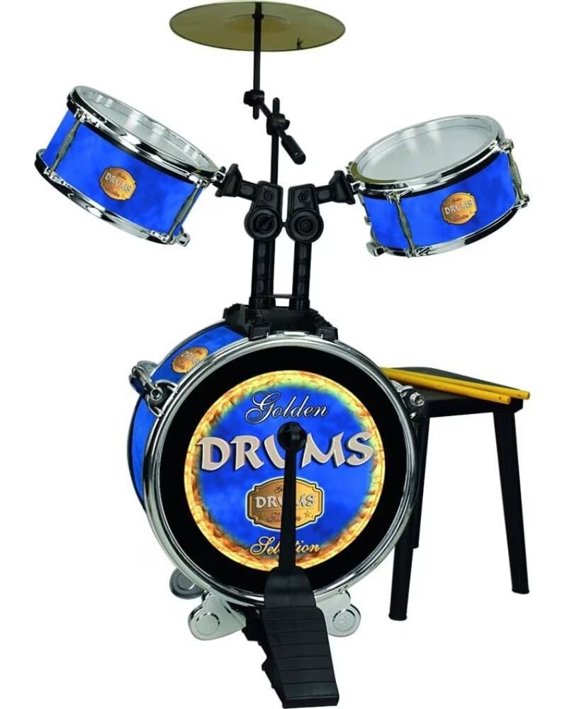 REIG CONJUNTO BATERÍA BLUE DRUMS 631 AZUL CLARO