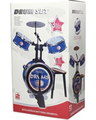 REIG CONJUNTO BATERÍA BLUE DRUMS 631 AZUL CLARO