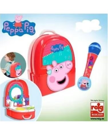 REIG SET MUSICAL MICRÓFONO PEPPA PIG 2319 BURDEOS