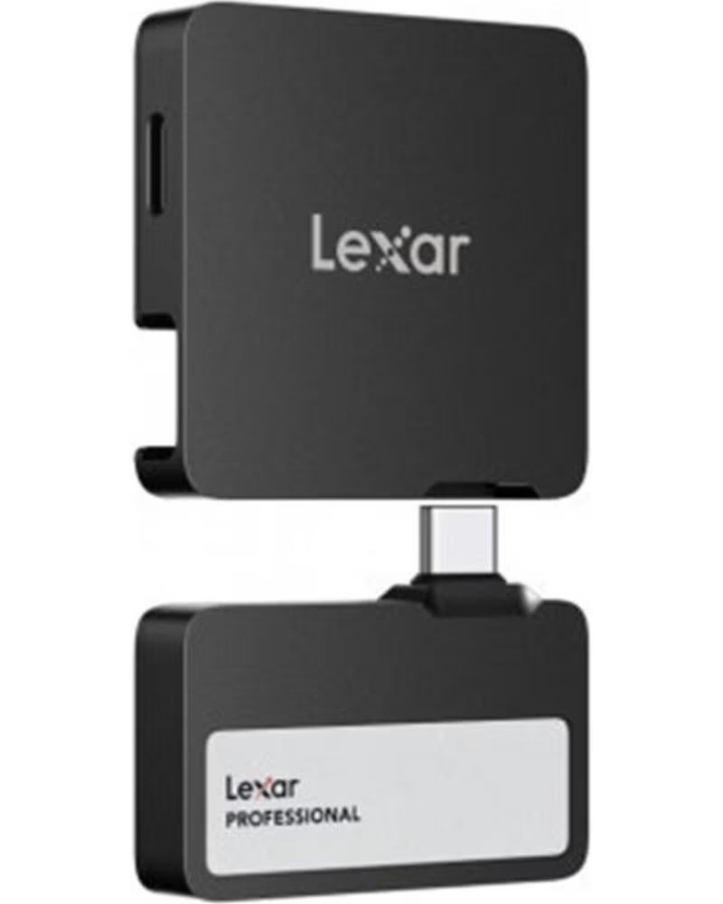 LEXAR DISQUE DUR EXTERNE SSD PROFESSIONAL GO 2TO HUB USB-C