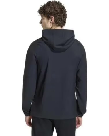 ADIDAS VESTE COUPE-VENT TIRO TRAVEL NOIR ET ROUGE NEGRO