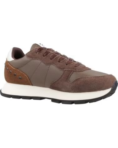 SUN68 ZAPATILLAS MUJER MODELO ALLY STUDS MARRÓN MRRON