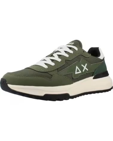 SUN68 SCARPE SNEAKERS UOMO SCPZ45120 VERDE MILITARE MARRóN