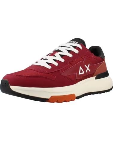 SUN68 SCARPE DA GINNASTICA UOMO MODELLO SCPZ45120 COLORE ROSSO S35 BORDE