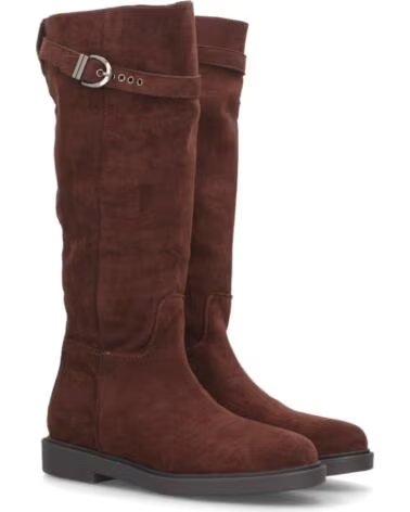 SPORT3PUNTO0 BOTAS ALTAS DE MUJER YG1006 MARRÓN CON HEBILLA VARIOS COLORES