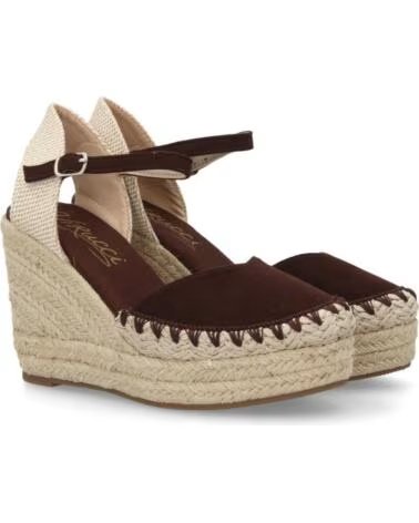 SPORT3PUNTO0 SANDALE COMPENSÉE JUTE VR5-1528 MARRON VARIOS COLORES