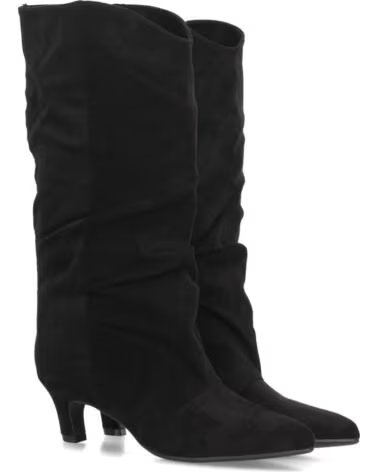 SPORT3PUNTO0 2601 BOTAS ALTAS DE ANTE NEGRO VARIOS COLORES