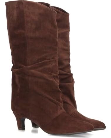 SPORT3PUNTO0 2601 BOTAS ALTAS DE ANTE MARRÓN PARA MUJER VARIOS COLORES