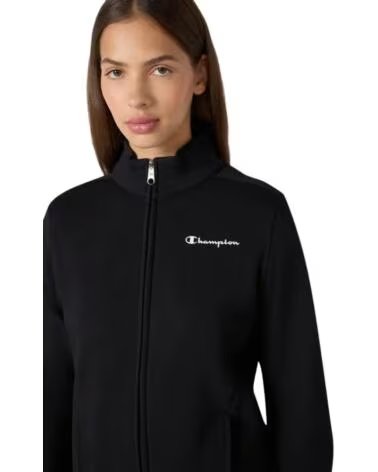 CHAMPION 118289 NBK Conjunto con Cremallera Completa para Mujer con interior afelpado Negro NEGRO