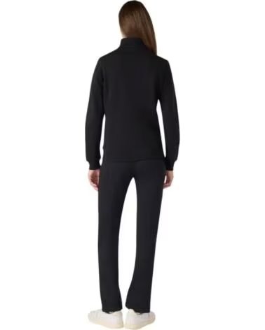 CHAMPION 118289 NBK Conjunto con Cremallera Completa para Mujer con interior afelpado Negro NEGRO
