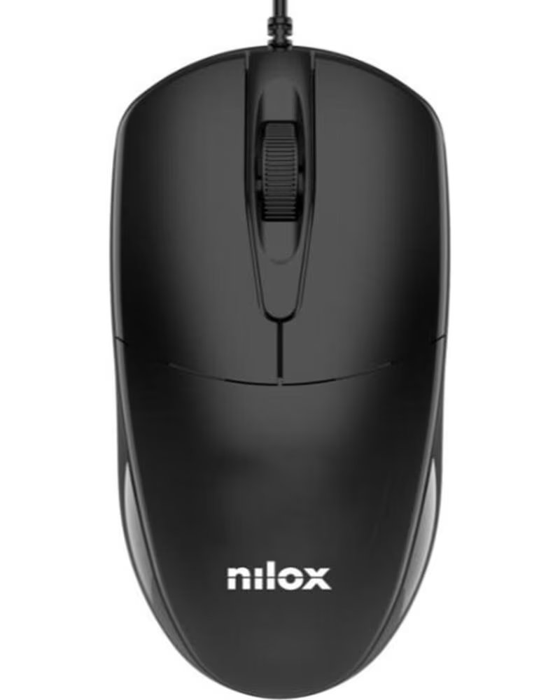 NILOX RATÓN USB MOUSB1011 ÓPTICO 1200 DPI