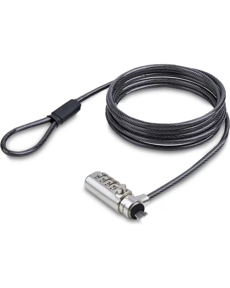 STARTECHCOM Cable seguridad startech combinacion para portatil 1 5m