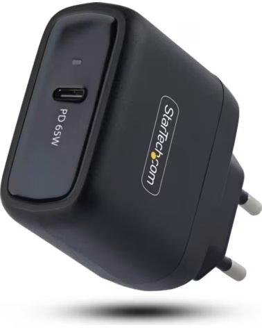 STARTECHCOM Cargador pared startech 65w 1x usb tipo c negro
