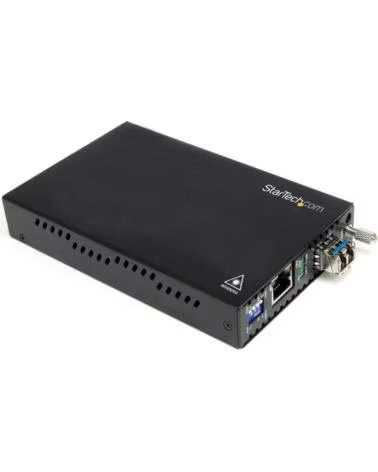 STARTECHCOM Conversor de medios gigabit a fibra startech lc multimodo para redes 550m