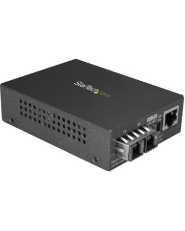 STARTECHCOM Conversor de medios ethernet a fibra startech sc multimodo para redes 550m