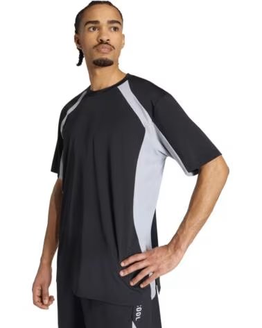 ADIDAS CAMISETA MANGA CURTA HOMEM PRETO NEGRO