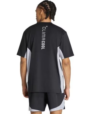 ADIDAS CAMISETA MANGA CURTA HOMEM PRETO NEGRO