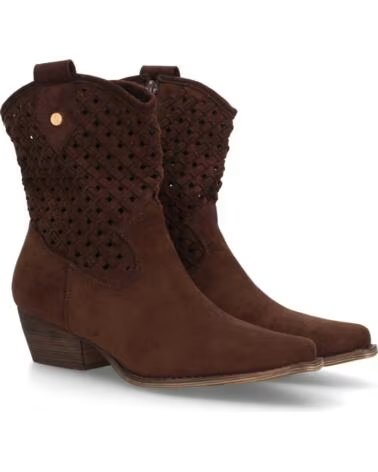 BOTAS CAMPERAS DE MUJER SPORT3PUNTO0 A-5166 EN MARRÓN VARIOS COLORES