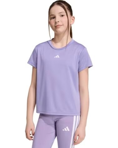 ADIDAS CAMISETA MANGA CORTA NIÑA MORADO
