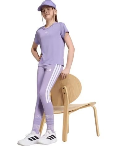 ADIDAS CAMISETA MANGA CORTA NIÑA MORADO