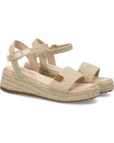 SPORT3PUNTO0 TF5139 SANDALIA DE TACÓN CON CUÑA Y YUTE EN COLOR BEIGE VARIOS COLORES