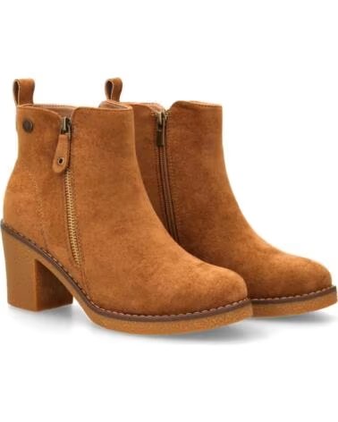 SPORT3PUNTO0 VR5-2015 TAUPE BOTTINES À TALONS AVEC FERMETURE ÉCLAIR VARIOS COLORES
