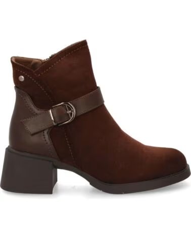 SPORT3PUNTO0 BOTINES DE TACÓN MEDIO 2402 EN MARRÓN VARIOS COLORES