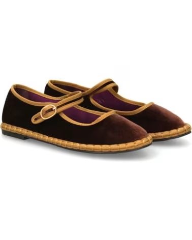 SPORT3PUNTO0 FB-5552-CAFE MARY JANE VELOURS MARRON VARIOS COLORES