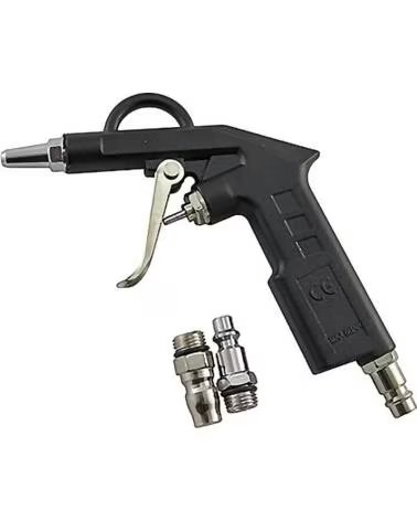 PISTOLA DE SOPRO DE AR COMPRIMIDO HOTECHE A830047-1 COM BICO CURTO DE 28 MM MULTICOLOR