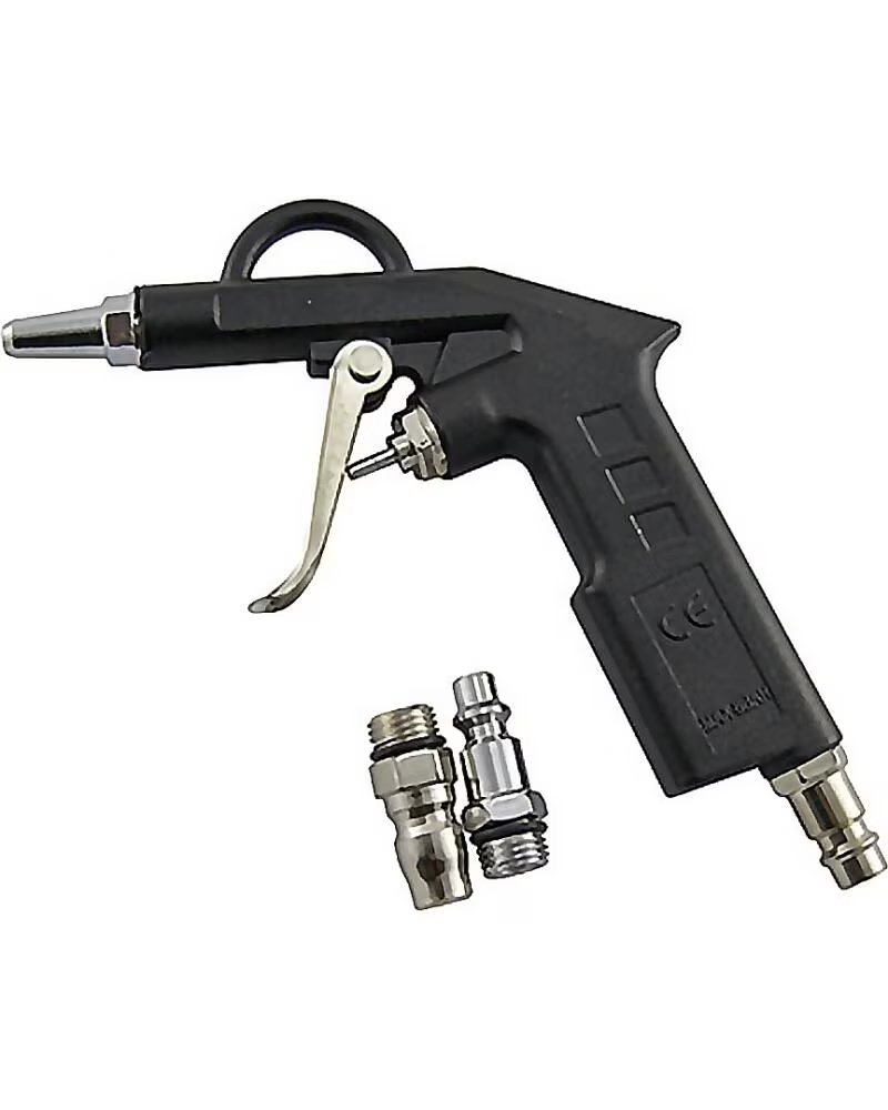 HOTECHE A830047-1 DRUCKLUFT-AUSBLASPISTOLE MIT 28 MM KURZER DÜSE MULTICOLOR