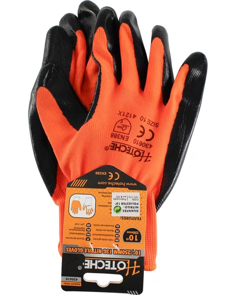 HOTECHE LUVAS DE NITRILA 10" 430610 MULTICOLOR