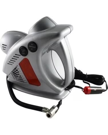 HOTECHE COMPRESSORE D´ARIA PORTATILE 3 IN 1 12V 100 PSI CON TORCIA E LUCE DA LAVORO 690006 MULTICOLOR