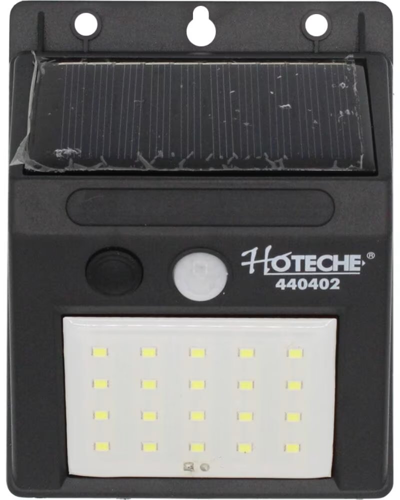 HOTECHE 440402 SOLAR LED WANDLEUCHTE MIT SENSOR MULTICOLOR