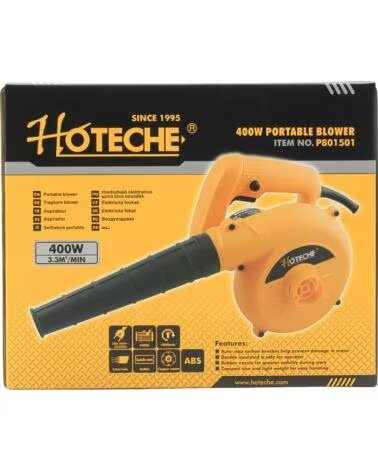 HOTECHE SOFFIATORE ASPIRATORE PORTATILE 400W P801501 MULTICOLOR