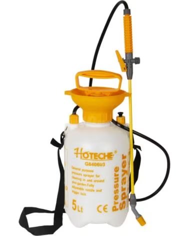 PULVERIZADOR DE PRESSÃO HOTECHE G840603 5L PARA JARDIM E PRAIA MULTICOLOR