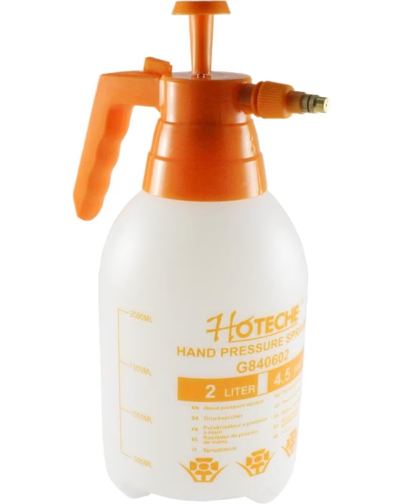 PULVÉRISATEUR À PRESSION MANUEL 2 LITRES G840602 HOTECHE MULTICOLOR