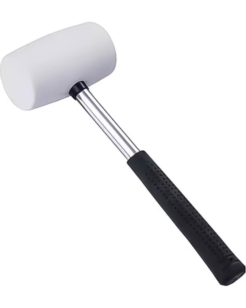 HOTECHE GUMMIHAMMER MIT GLASFASERGRIFF UND ERGONOMISCHEM GRIFF MULTICOLOR